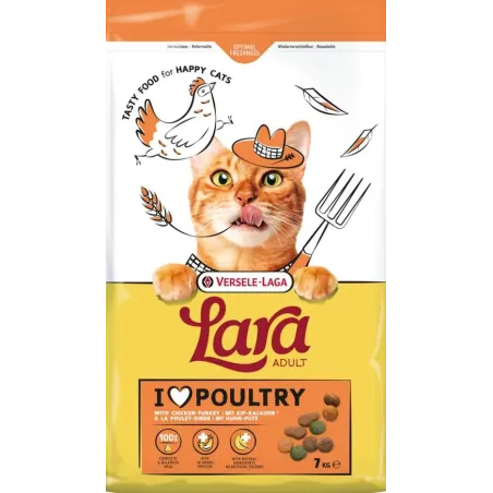 Lara Adult avec poulet et dinde 7kg à 21,40 € - Versele-Laga - 441160 - Lara - Versele-Laga