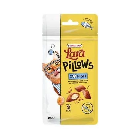 Lara Pillows au saumon Happy Fur Treats 60gr à 2,50 € - Versele-Laga - 444003 - Snacks