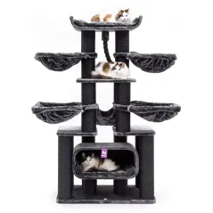 Arbre à Chat Skyline 186 Off White - Petrebels à 769,00 € - Petrebels - 4094436737 - Arbre à chat & griffoir