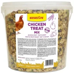 Mélange de Snack pour poules Fruits et Baies pop-corn 1,2kg - Benelux à 16,95 € -  - 24413 - Accueil