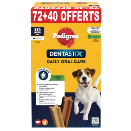 Dentastix Small 72+40 Gratis - Pedigree à 20,50 € - Pedigree - 423946 - Pedigree