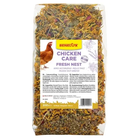 Herbes Fraiches pour poules 200gr - Benelux à 7,95 € - Kinlys - 24421 - Nourriture