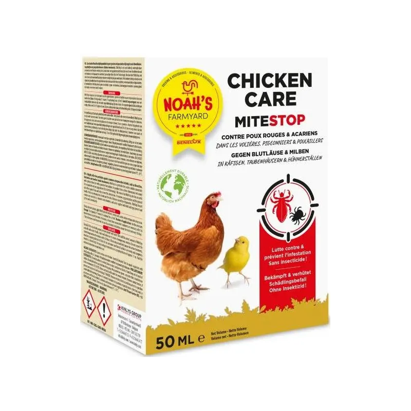 MiteStop contre pour rouges et acariens 50ml - Benelux