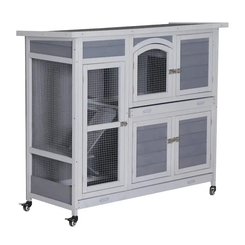 Clapier en Bois Jessica 120x49,8x101cm - Benelux