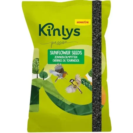 Passion Graines de Tournesol 15kg - Benelux à 23,95 € - Kinlys - KPN1166001 - Oiseaux de la nature