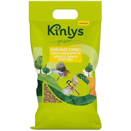 Passion Graines de Tournesol Décortiquées 4kg - Benelux à 11,75 € - Kinlys - KPN1168002 - Oiseaux de la nature