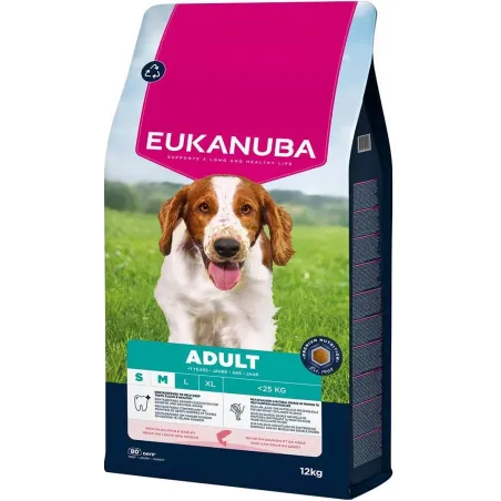 Adult Breed S-M Saumon 12kg - Eukanuba à 74,95 € - Eukanuba - 16313 - Eukanuba