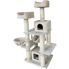 Arbre à Chat Phoebe 60x70x163cm - Grizo à 199,00 € - Grizo - 440435 - Arbre à chat & griffoir