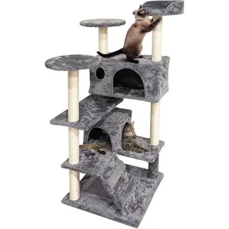 Arbre à Chat Cyrus 50x50x130cm - Grizo à 129,00 € - Grizo - 440432 - Arbre à chat & griffoir