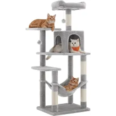 Arbre à Chat Chandler 55x45x143cm - Grizo à 129,00 € - Grizo - 440431 - Arbre à chat & griffoir