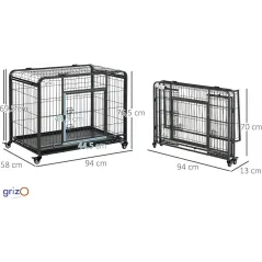Cage Titan M/95x58x70cm - Grizo - 149,00 € - Grizo - 5400170135727 - Ornibird SRL