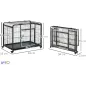 Cage Titan M/95x58x70cm - Grizo Cage Titan M/95x58x70cm - Grizo