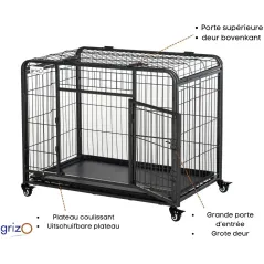 Cage Titan M/95x58x70cm - Grizo - 149,00 € - Grizo - 5400170135727 - Ornibird SRL