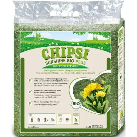 Sunshine Bio Plus Pissenlit 600gr - Chipsi à 4,25 € - Grizo - 206622001 - Foin