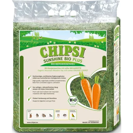 Sunshine Bio Plus Carotte 600gr - Chipsi à 4,25 € - Grizo - 206621001 - Foin