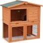 Clapier En Bois Pompom 98x54x100cm - Grizo Clapier En Bois Pompom 98x54x100cm - Grizo