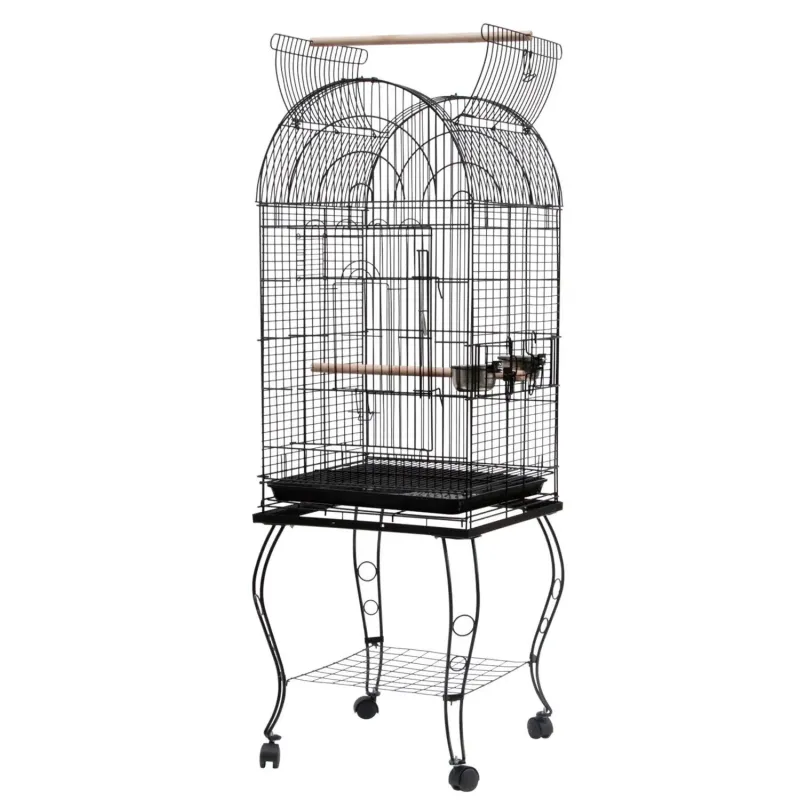 Kojo cage oiseaux sur pied 51x51x153cm - Grizo