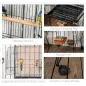 Kojo cage oiseaux sur pied 51x51x153cm - Grizo