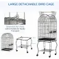 Kojo cage oiseaux sur pied 51x51x153cm - Grizo