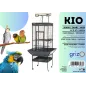 Kio cage oiseaux/perroquets 67x67x155cm - Grizo