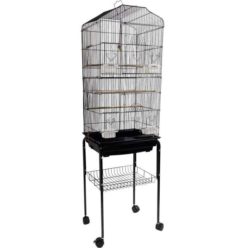 Peep cage oiseaux sur pied 46x36x154cm - Grizo