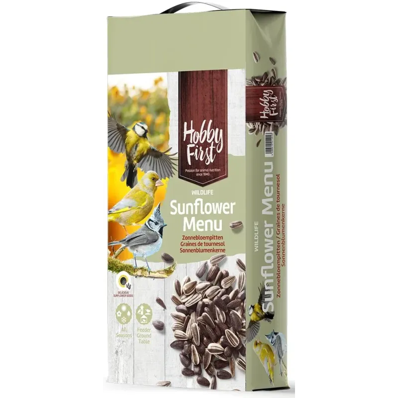 WildLife Sunflower Menu - Tournesol Strié 8kg - HobbyFirst WildLife Sunflower Menu - Tournesol Strié 8kg - HobbyFirst