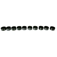10 bagues fermées vertes 10 mm gravure au laser avec année 2026 - Ornibird - 2,99 € - Private Label - Ornibird - 1985000001907 - Ornibird SRL