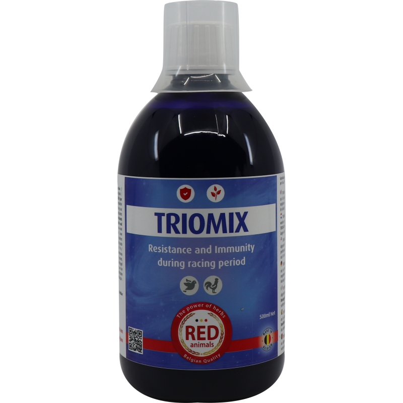 DLC 03/01/2026 - Triomix liquid (Tricho-mix) 500ml - Red Animals
