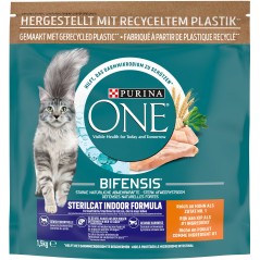 DLC 12/2025 - Bifensis Sterilcat Indoor - Riche en poulet et aux céréales complètes 1,5kg - One à 13,69 € - Purina - 12511217...
