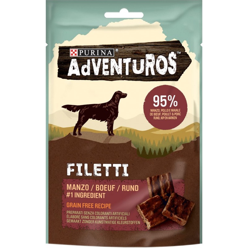 DLC 12/2025 - Adventuros - Filetti Boeuf 70gr - Purina