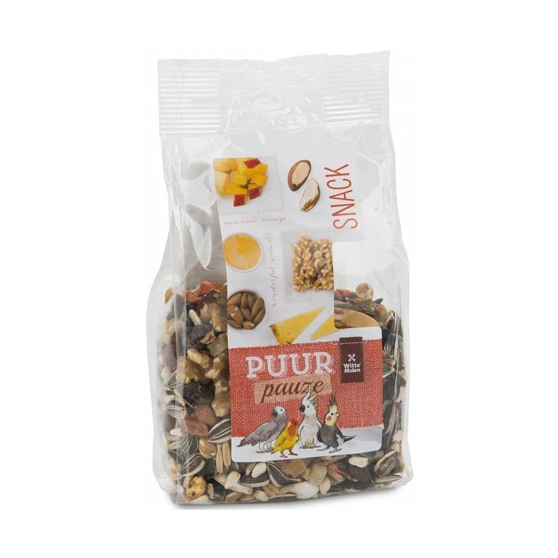 DLC 02/26 - Puur Pauze Snack Mix Noix et Fruit 200gr - Witte Molen DLC 02/26 - Puur Pauze Snack Mix Noix et Fruit 200gr - Witte Molen