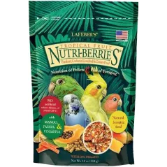 Nutri-Berries Tropical Fruit Cockatiel 284gr - Lafeber's à 14,95 € - Lafeber's - LF32640 - Lafeber's