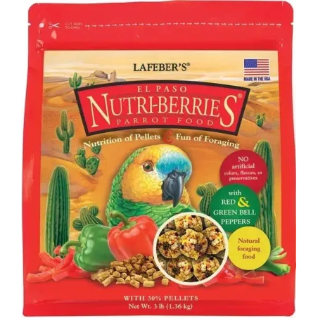 Nutri-Berries El Paso Perroquet 1,36kg - Lafeber's - 56,95 € - Lafe...