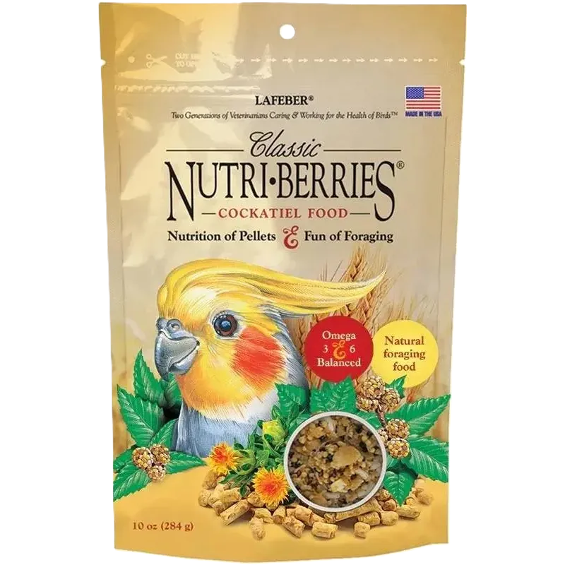 Nutri-Berries Classic Cockatiels 284gr - Lafeber's Nutri-Berries Classic Cockatiels 284gr - Lafeber's
