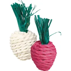 Jouet en paille Radis pour rongeurs 8cm - Trixie à 2,50 € - Trixie - 6193 - Jouets