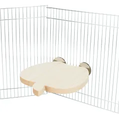 Abri et Plateforme souris/hamsters 21x17cm - Trixie - 6,95 € - Trixie - 4011905621609 - Ornibird SRL