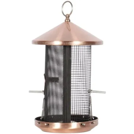 Silo d'alimentation métal double - Kinlys à 27,95 € - Kinlys - 17745 - Oiseaux de la nature