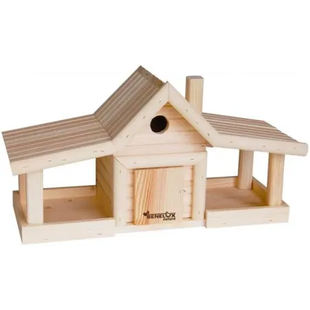 Nid d'élevage avec 2 terrasses 56x22x30cm - Kinlys à 59,95 € - Kinlys - 17721 - Oiseaux de la nature