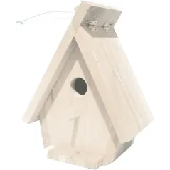 Maison pour oiseaux en bois de pin 18,5x13x24,5cm - Kinlys à 13,95 € - Kinlys - 17764 - Oiseaux de la nature