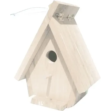 Maison pour oiseaux en bois de pin 18,5x13x24,5cm - Kinlys à 13,95 € - Kinlys - 17764 - Oiseaux de la nature