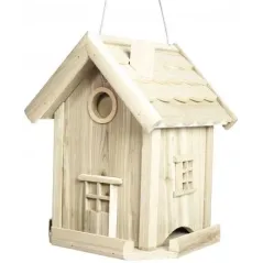 Maison d'alimentation en bois de pin - Kinlys à 21,95 € - Kinlys - 17741 - Oiseaux de la nature