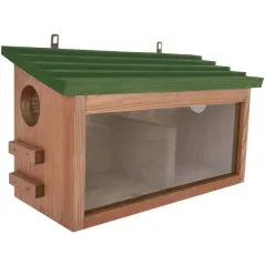 Maison d'écureuil lattes de toit 37x14x20cm - Kinlys à 39,95 € - Kinlys - 17761 - Oiseaux de la nature