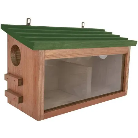 Maison d'écureuil lattes de toit 37x14x20cm - Kinlys à 39,95 € - Kinlys - 17761 - Oiseaux de la nature
