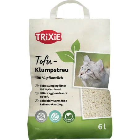 Litière agglomérante au tofu 2,5kg - Trixie à 11,95 € - Trixie - 40250 - Litière pour chat