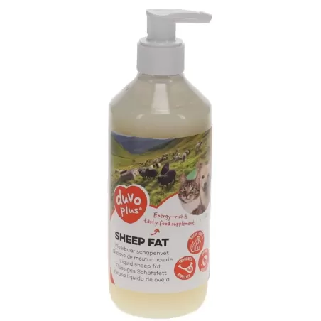 DLC 20/01/26 Graisse de mouton liquide pour chiens et chats 500ml - Duvo+ à 12,60 € - Duvo + - 15014 - Vente Flash