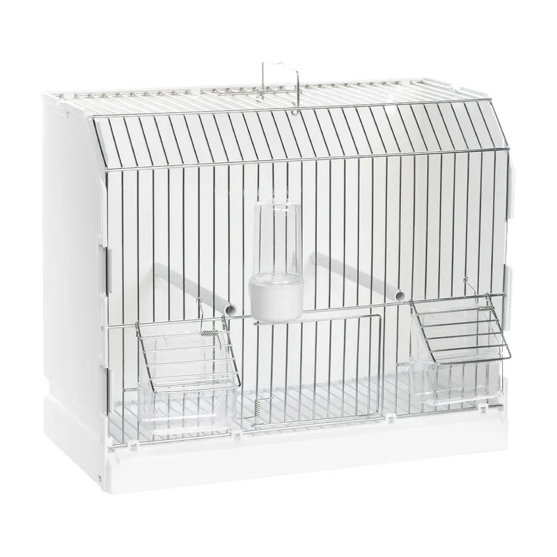 Cage exposition plastique façade argentée 36x17x30cm - 2G-R