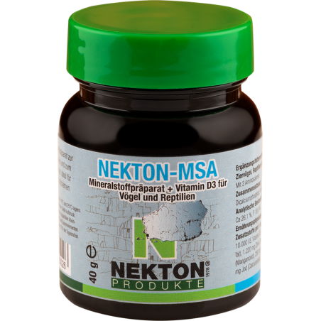 DLC 02/26 Nekton-MSA 40gr - Complément en minéraux et acides aminés - Nekton à 5,50 € - Nekton - 225035 - Vente Flash