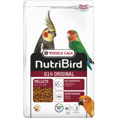 DLC 04/12/25 - G14 Granulés extrudés - aliment d'entretien pour grandes perruches 1kg - Nutribird à 10,70 € - Nutribird - 422...