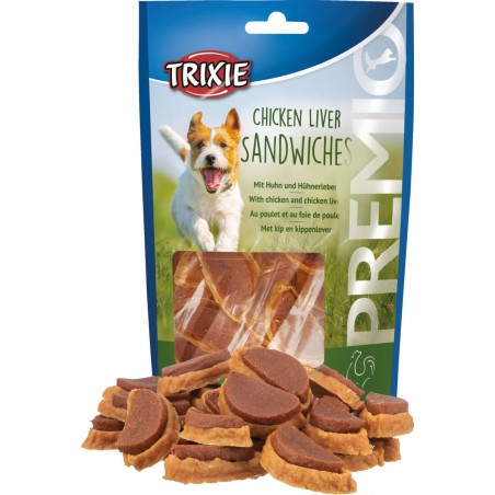 DLC 06/11/25 - Hearts au poulet et au foie de poulet 100gr - Trixie à 3,50 € - Trixie - 31670 - Vente Flash