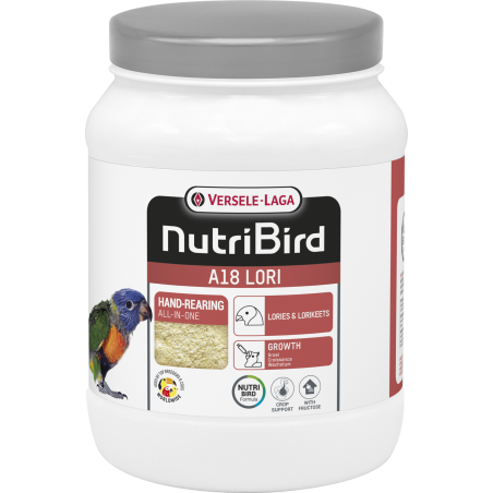 DLC 31/10/2025 - A18 Lori - Elevage à la main pour toutes sortes d'oisillons loris, loriculus 800gr - Nutribird à 17,90 € - N...